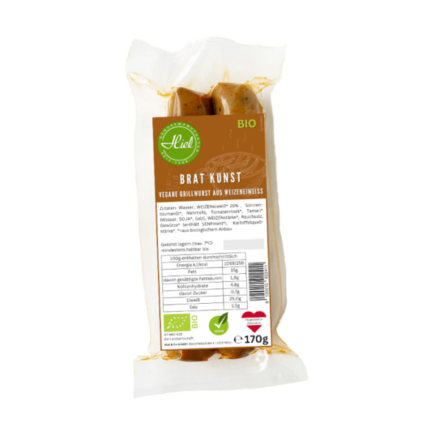 Brat Kunst - vegane Grillwurst